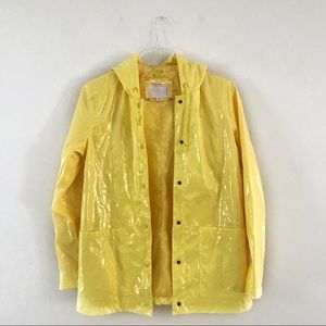 Yellow rain coat